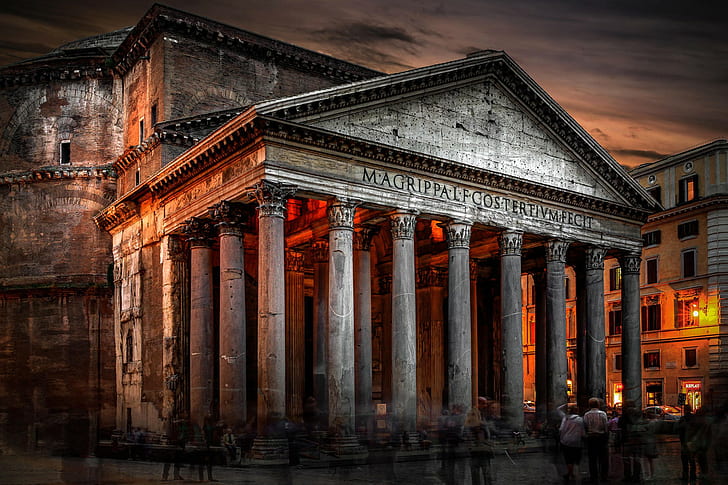 The Pantheon By Night Free Stock Photo - Public Domain Pictures The Pantheon By Night Free Stock Photo - Public Domain Pictures